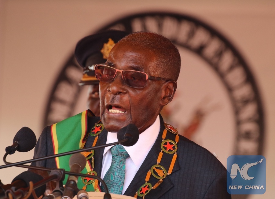 Image result for Zimbabwe President Robert Mugabe xinhua