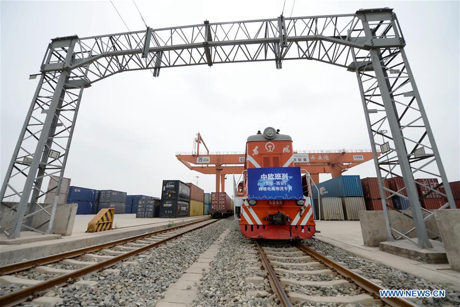 CHINA-EUROPE-FREIGHT TRAINS TRIPS-SURGING 