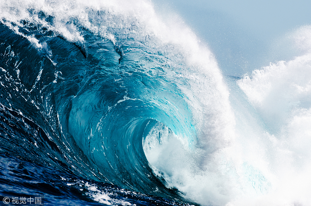 Climate change leads to stronger ocean waves. [Photo:VCG]