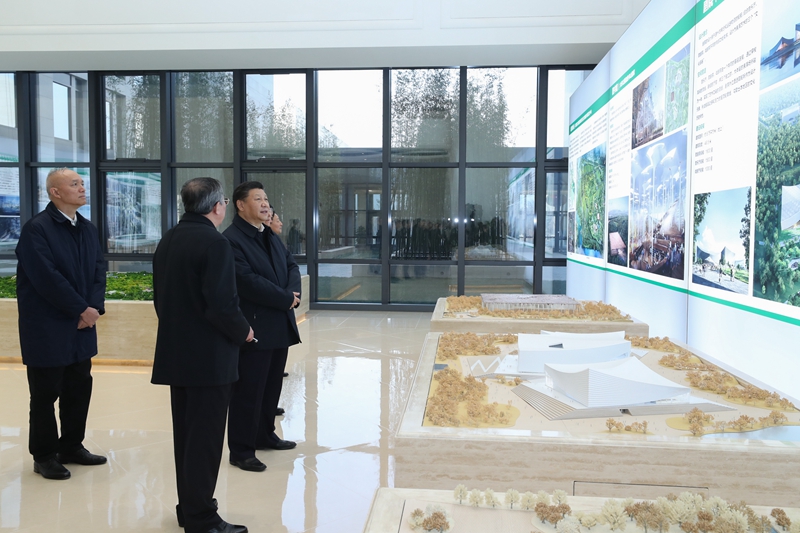 President Xi Jinping inspects Beijing's sub-center on January 18, 2019. [Photo: Xinhua]