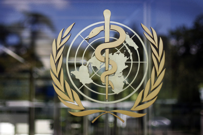 The logo of the World Health Organization is seen at the WHO headquarters in Geneva, Switzerland, Thursday, June 11, 2009. [File Photo: IC]