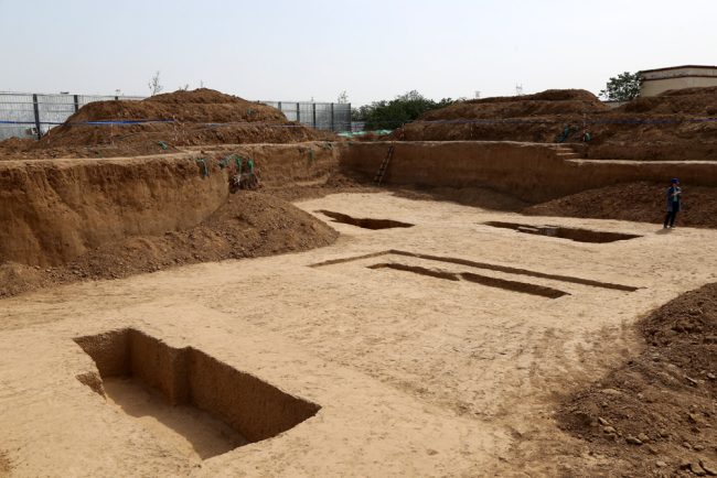 160 ancient tombs are discovered in central China's Henan Province on May 13, 2019. [Photo: IC]